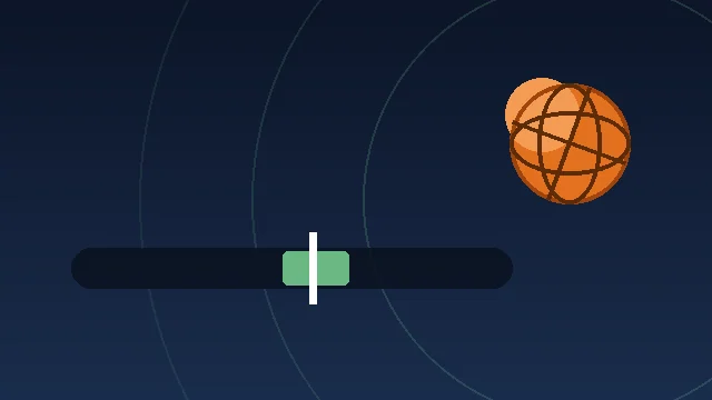 Illustration comparing a tap, a drag and a hold gesture for a basketball game